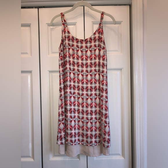 Cabi batik, size small, cream orange & black camisole dress - Picture 1 of 11